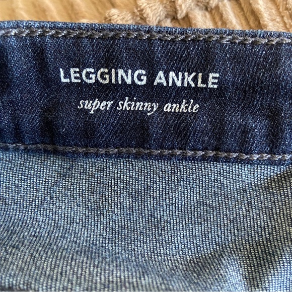 AG Adriano Goldschmied Legging Ankle Super Skinny Ankle Dark Wash Jeans 27R EUC - Picture 7 of 12